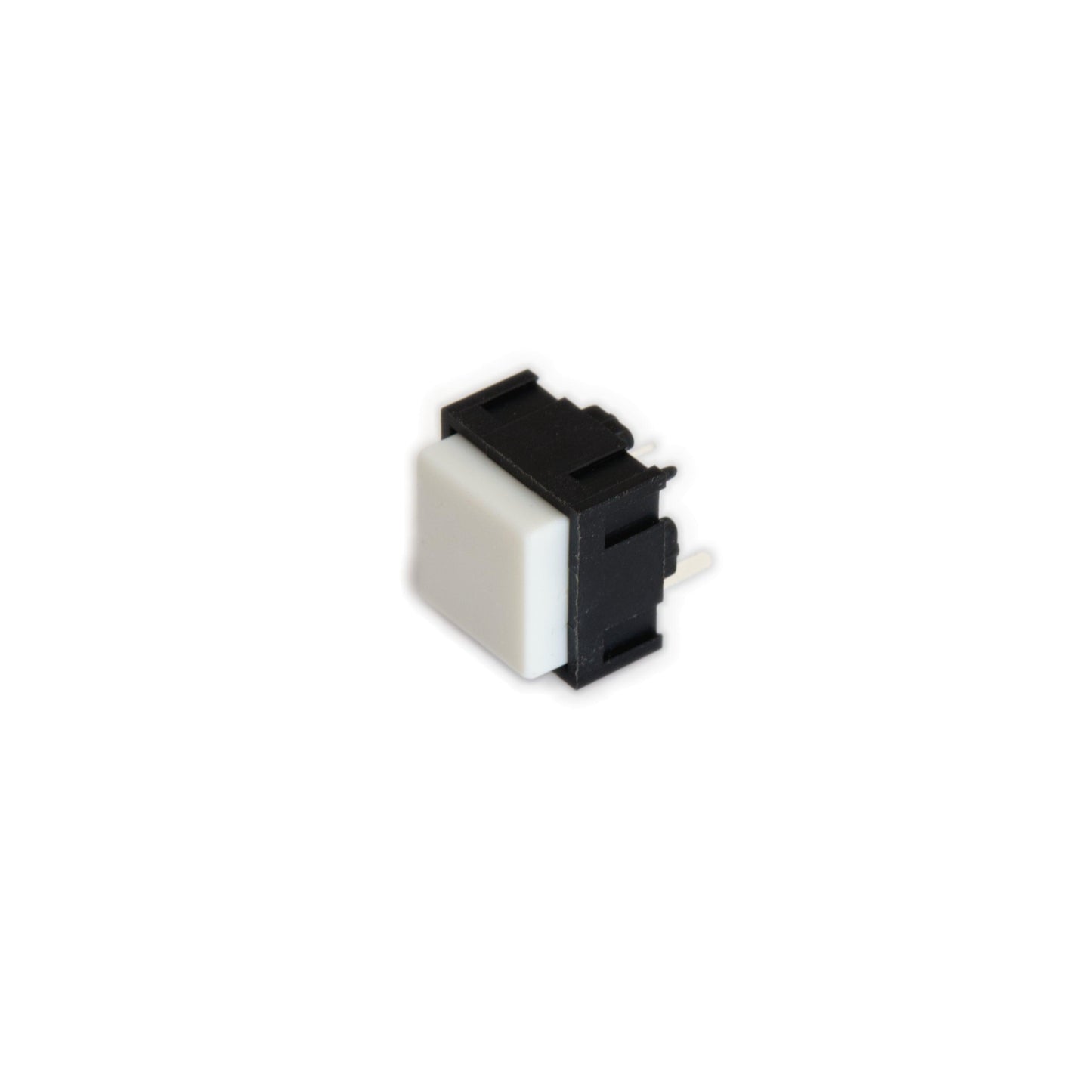White push button switch for MIDI bass synthesizer, replacement part for keyboards