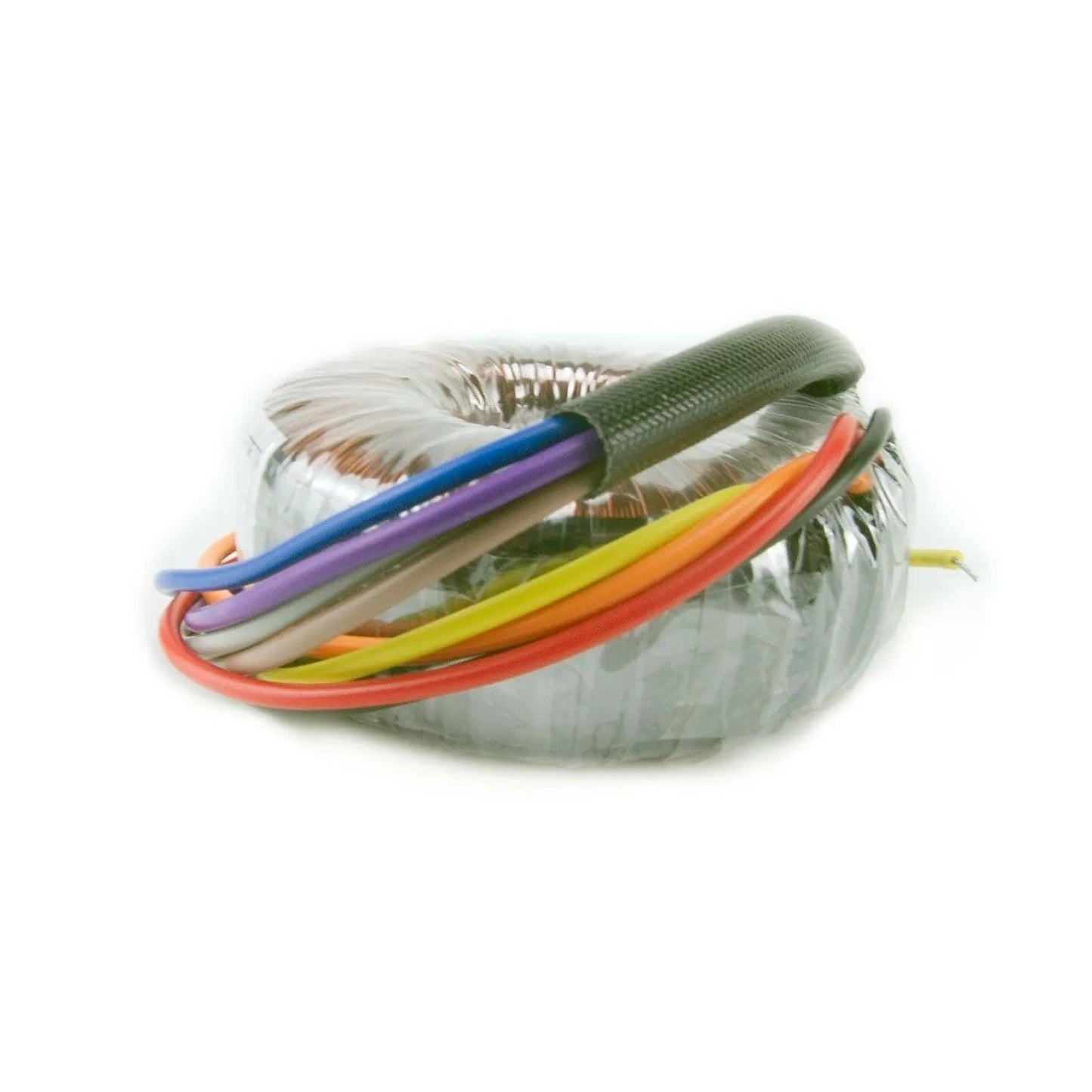 Moog Prodigy toroidal power transformer with colorful insulated wires for synthesizer parts