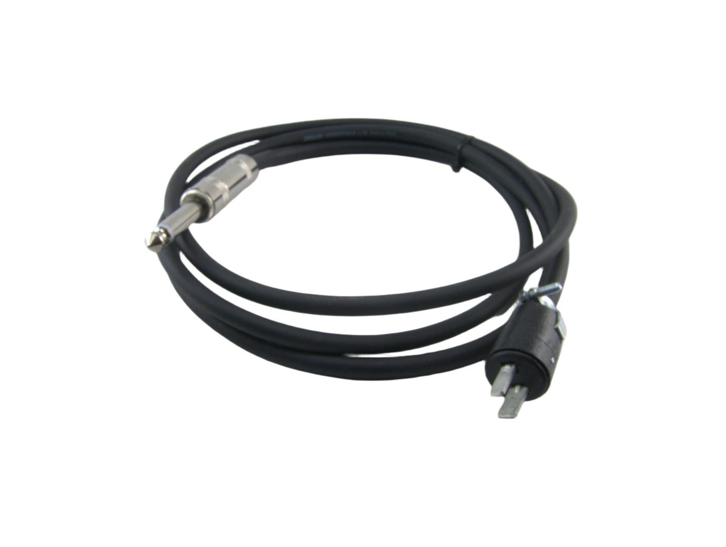 Moog S-Trigger synthesizer cable with 1/4 inch jack and black coiled cord