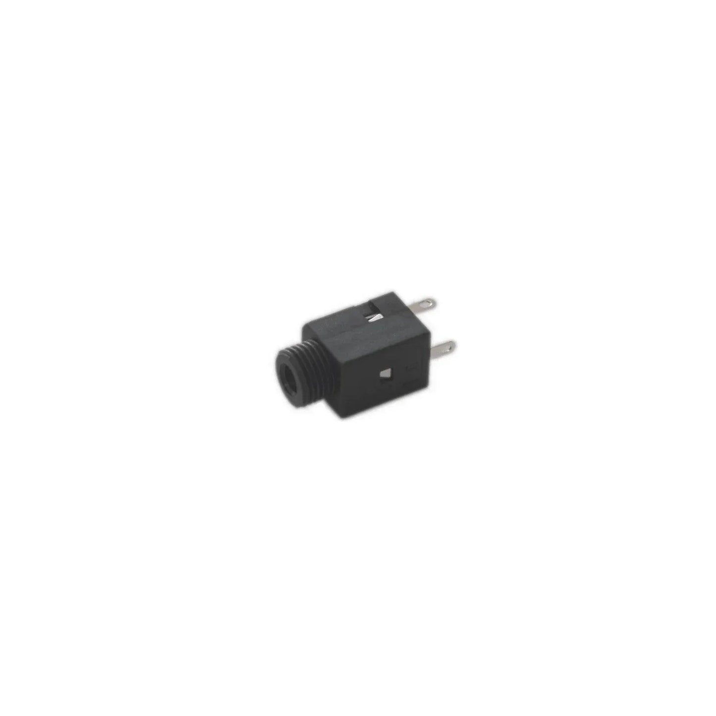 Waldorf CMP1 mini jack synthesizer part black audio connector with two metal pins
