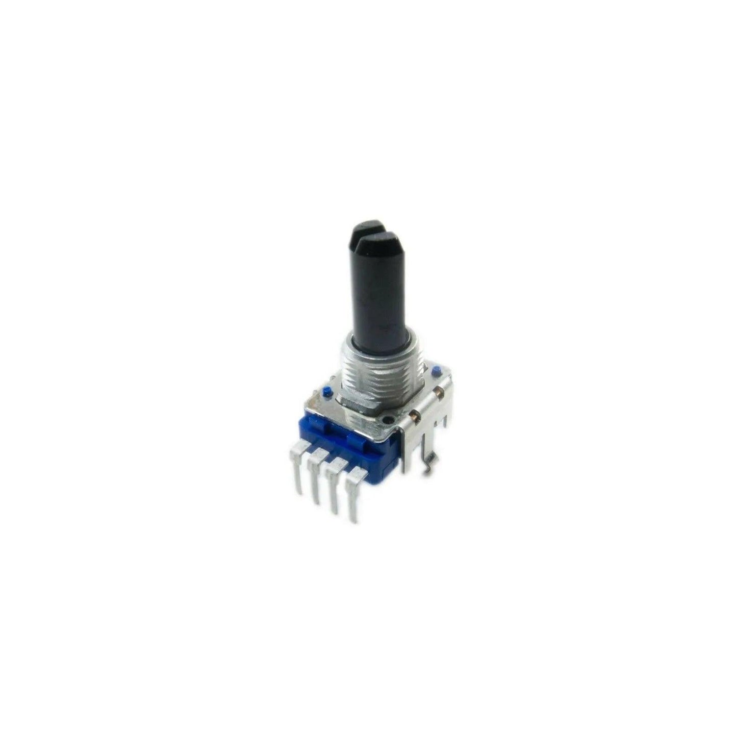 Yamaha A5000 rotary potentiometer synthesizer part with black shaft and metal pins