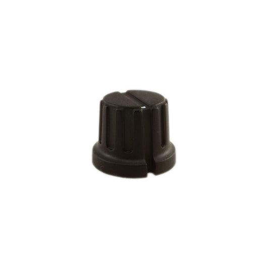 Black rotary knob for 360 Systems MIDI Bass synthesizer, replacement synth part