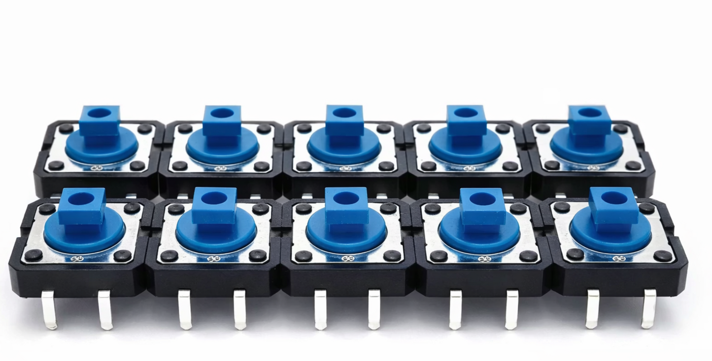 Set of 10 Pushbutton Tact Switches for Virus Classic A, B, C, and Ti 