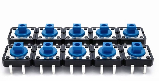 Set of 10 Pushbutton Tact Switches for Virus Classic A, B, C, and Ti 