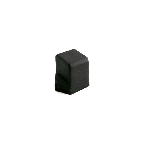 Black ARP 2600 slider potentiometer knob for synthesizer with angled front edge