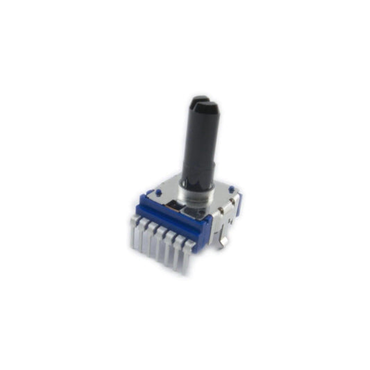 Arturia Minibrute rotary potentiometer synthesizer component with black shaft and metal pins