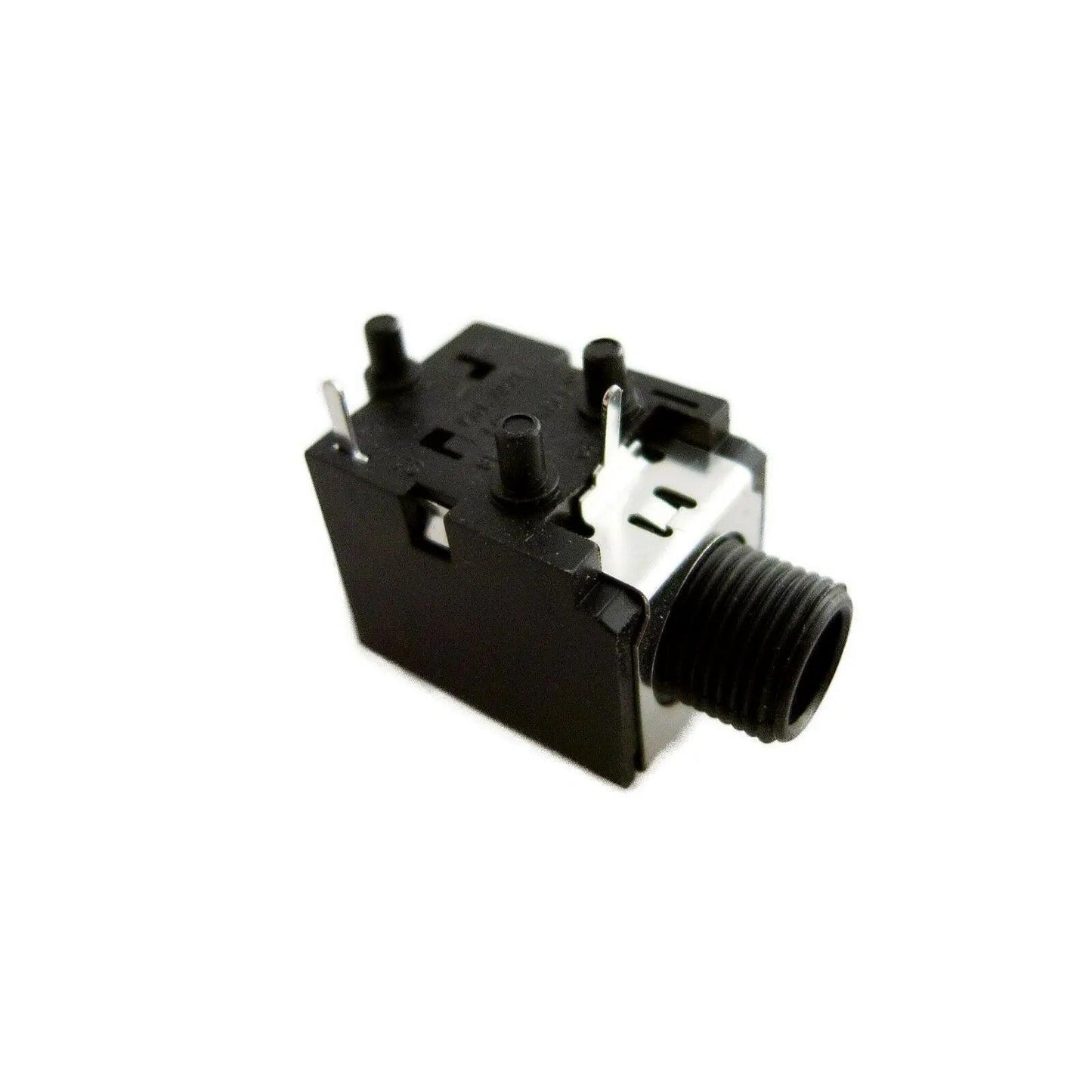 Black stereo phone jack connector for E-mu Emulator II synthesizer parts