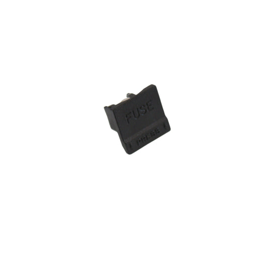 Black fuse holder cap labeled FUSE for E-mu SP-12 SP-1200 synthesizer parts