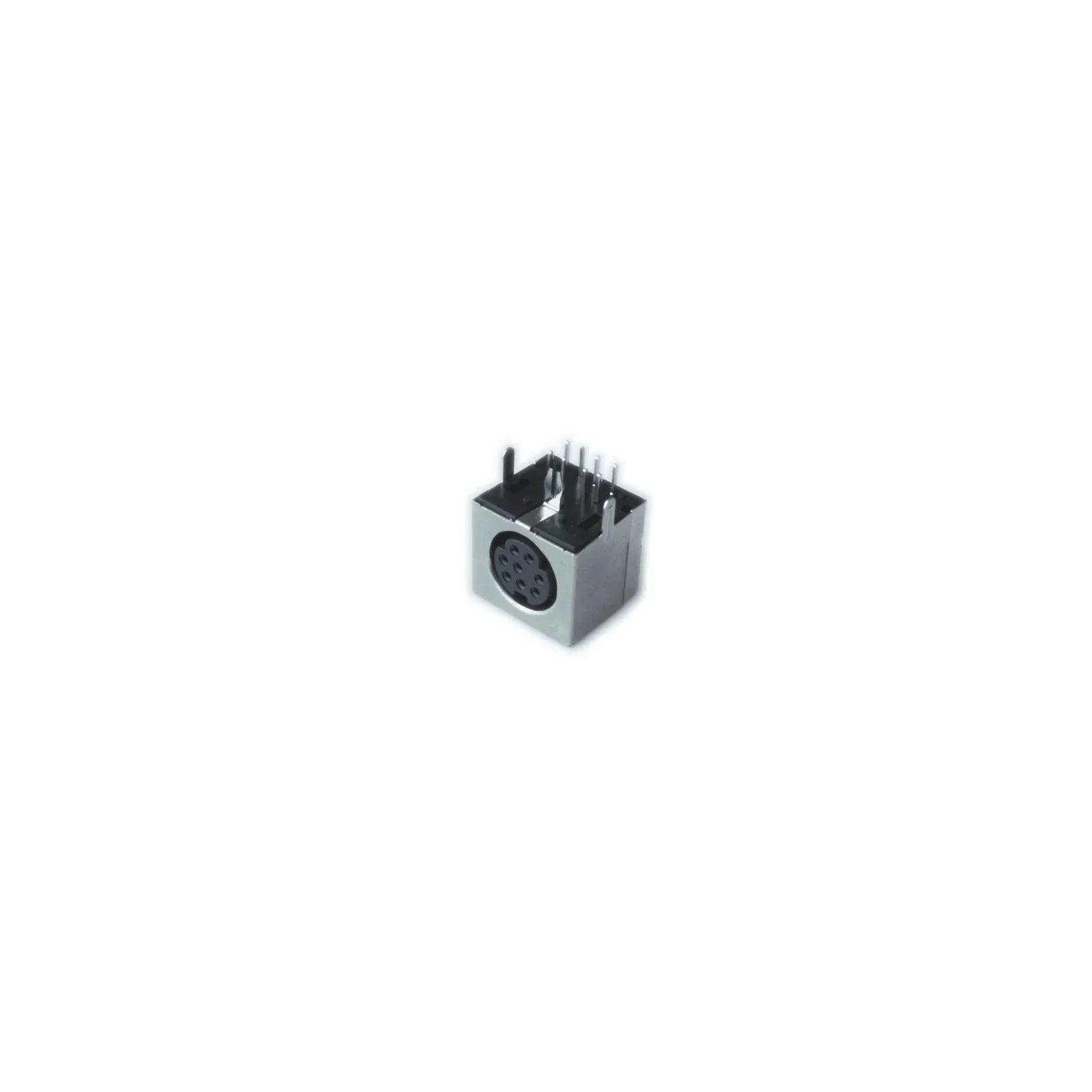 8-pin DIN socket electronic component part for synthesizer modules with metal casing