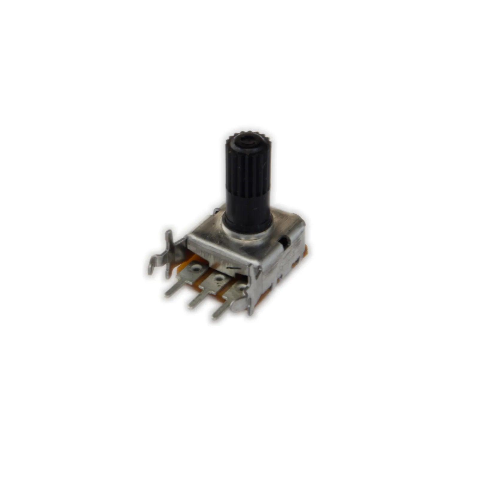 Kawai K5 rotary potentiometer electronic component with black knob and metal base