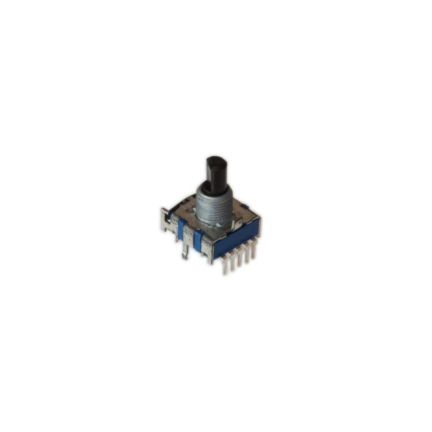 Korg microKorg XL 8-position rotary switch synthesizer part with metal and blue components