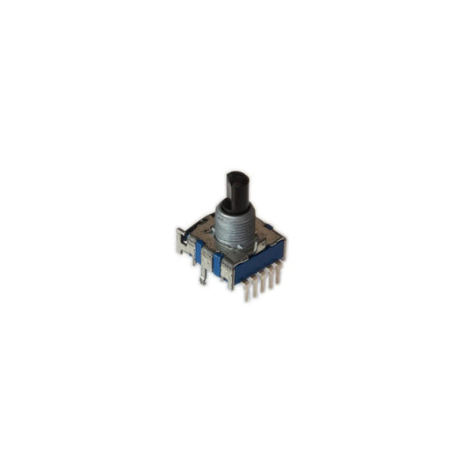 Korg microKorg XL 8-position rotary switch synthesizer part with metal and blue components