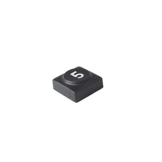 Oberheim - Xpander , Matrix 12 - Black panel switch cap with numeral '5' - synthesizer-parts.com