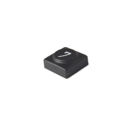 Oberheim - Xpander , Matrix 12 - Black panel switch cap with numeral '7' - Synthesizer-Parts.com