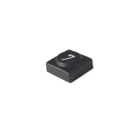 Oberheim - Xpander , Matrix 12 - Black panel switch cap with numeral '7' - synthesizer-parts.com