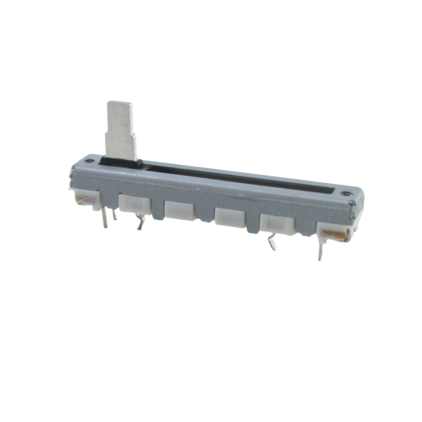 Roland SH-201 slide potentiometer for synthesizer, silver and black electronic component